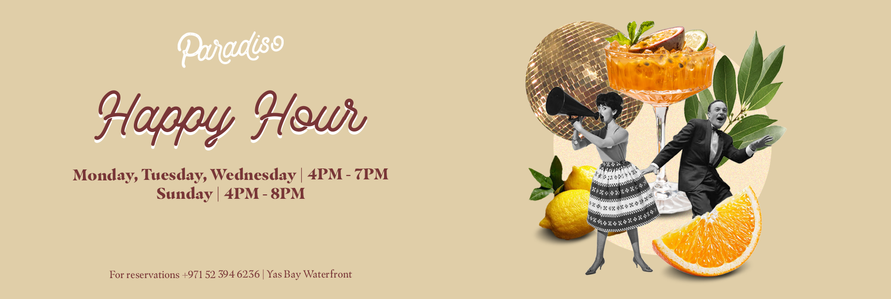 Paradiso Abu Dhabi event 