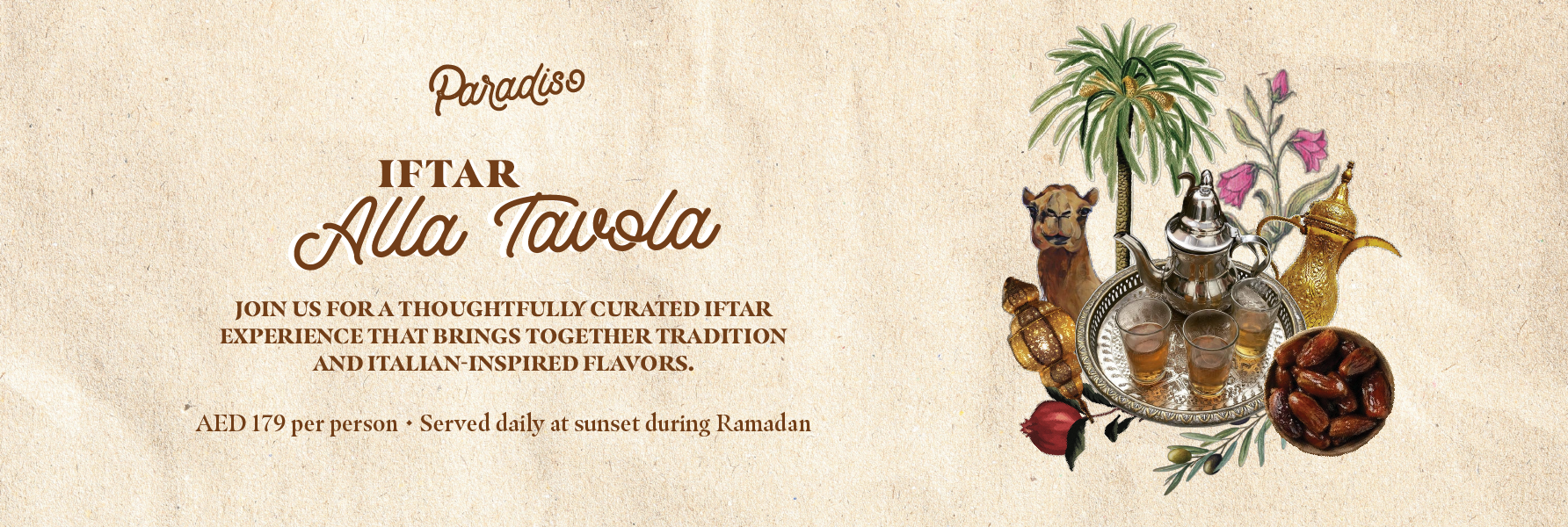 Paradiso Abu Dhabi event 