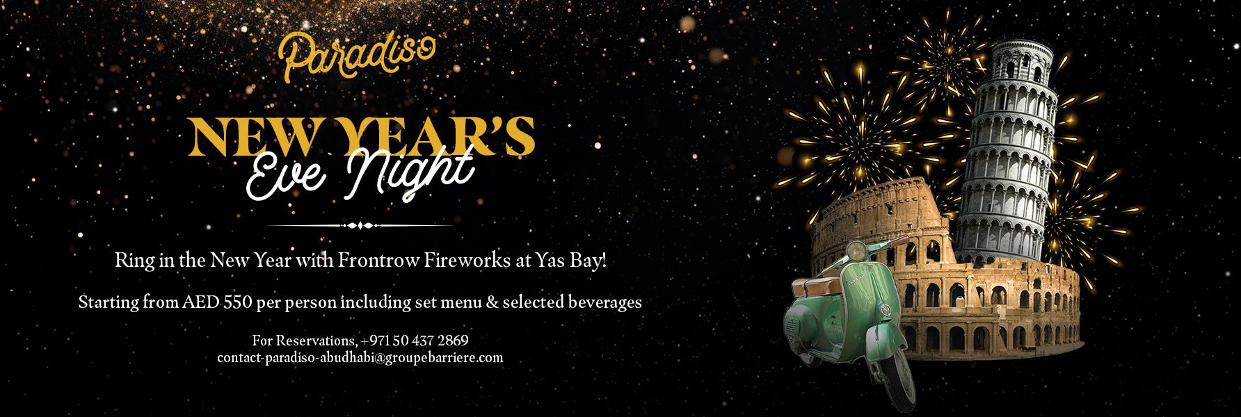 Paradiso Abu Dhabi event 